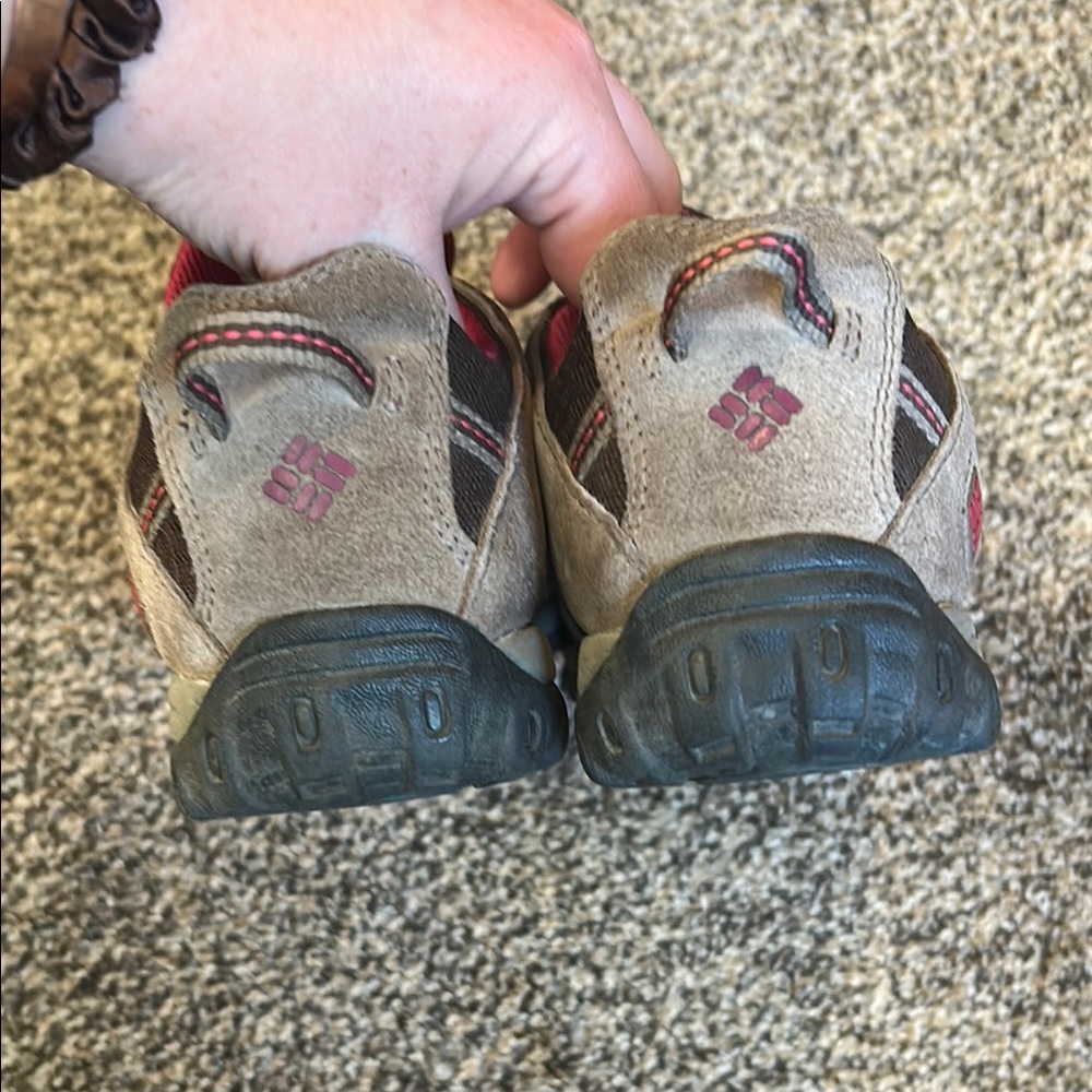 Columbia Brown and Pink Hiking Shoes - Picture 6 of 7